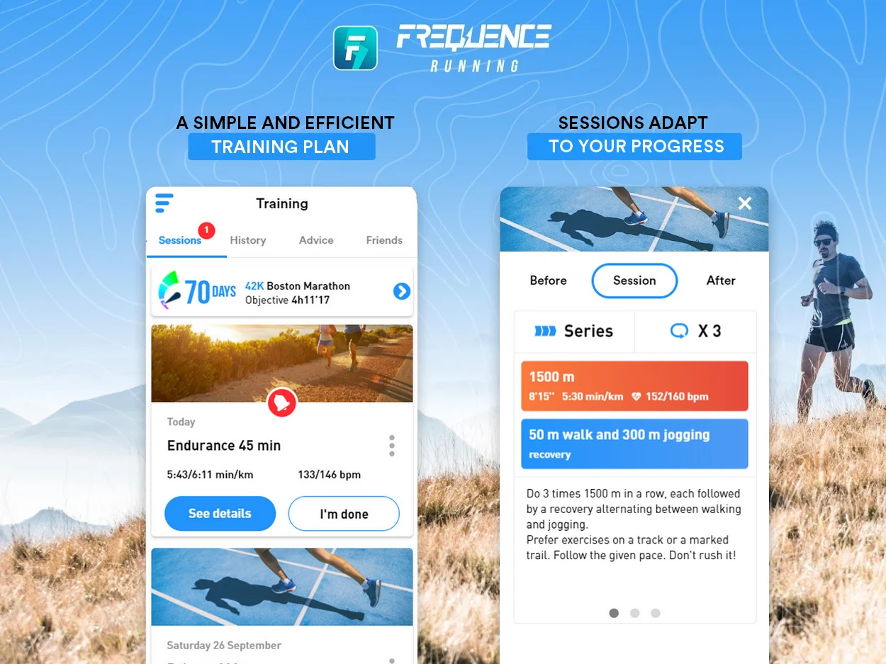 FREQUENCE Running – Coach Plan screenshot